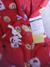 巴拉巴拉连体衣婴儿衣服宝宝秋冬装外出羽绒服新款抱衣盘扣造型 中国红-盘扣设计-60611 80cm（充绒量 79g） 实拍图
