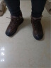 骆驼（CAMEL）冬季新款羊毛加绒厚底磨砂牛皮保暖城市户外徒步鞋男靴 G13W307076 暗棕 43 实拍图
