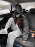 JEANSWEST CLUB真维斯集团儿童冬季加绒卫裤新款男童长裤保暖女童运动裤中大童 灰-紫紫怪兽 130 （建议身高120-130cm） 实拍图