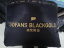 高梵黑金鹅绒服王星越同款先锋3.0八格男女同款羽绒服长款冬季厚外套 黑色 2XL 实拍图