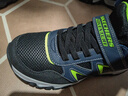 Skechers斯凯奇新款儿童户外鞋春秋时尚魔术贴休闲鞋男大童跑步鞋406390L 实拍图