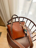 viney水桶包包女包牛皮斜挎包品牌手提包生日礼物送女友老婆 【复古棕】实用高级感轻奢大容量单肩包 实拍图