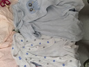舒贝怡2件装婴儿衣服新生儿连体衣儿童哈衣宝宝纯棉爬爬服新春款蓝 80CM 实拍图