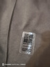 马登工装重磅针织卫裤锥形裤运动灰色日系复古垂感休闲长裤松紧腰男春 咖啡色 M 实拍图