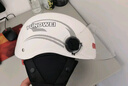 云电威国标3C认证电瓶车头盔电动车安全帽夏季轻便摩托车半盔白超大号 实拍图