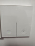 国际电工无线遥控开关220v控制器86型智能双控免布线家用电灯远程随意贴 二开主机-白色 实拍图
