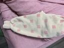 嘟嘟家【柔软厚实】儿童裤子秋冬款加绒宝宝冬装婴儿保暖裤女童男童棉裤 米色粉兔 100 实拍图