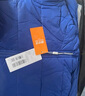 雪中飞童装新品儿童羽绒服男童轻薄款中大女童连帽迷彩短款羽绒外套 深水蓝 110 实拍图