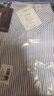 NEW OR MODE长袖衬衫男士宽松竖条纹休闲上衣外套潮牌cityboy港风日系衬衣男 浅蓝色 L (建议115-135斤) 实拍图