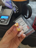周大生黄金丝蝶舞蝴蝶耳钉足金耳饰蝴蝶耳钉计价黄金复购补贴生日礼物 金丝蝶舞蝴蝶耳钉 2.07g 实拍图