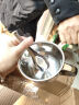 沃德百惠（WORTHBUY）儿童防摔双耳碗牛奶碗宝宝早餐304不锈钢耐摔加厚碗耐高温辅食碗 赫赫熊+丽蒂熊+汤勺*2 实拍图