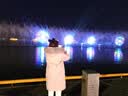 雪中飞羽绒服女长款宽松休闲狐狸毛领简约气质外套 粉色 L 实拍图