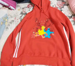 阿迪达斯 （adidas）新年红色芝麻街联名时尚潮流连帽卫衣HD7295 2XL码 实拍图
