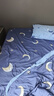 无印良品学生宿舍纯棉三件套0.9/1.2米儿童单人床上用品被套床单枕套 花熊 实拍图