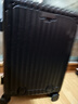 双星（doublestar）登机箱行李箱可上飞机20男士商务女开盖拉杆箱旅行箱密码箱皮箱子 哑光黑色【usb+杯架】 20寸【可登机箱】 实拍图