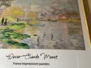 梵高莫奈原木风小清新装饰挂画世界名画客厅餐厅小众油画 O款莫奈《塞纳河畔的春天》 70*70cm 拉丝钛金+晶瓷画 实拍图