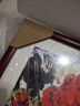 紫腾随轩新中式牡丹花开富贵装饰画客厅餐厅背景墙画卧室床头挂画壁画 图9 40*40cm红木色实木框 实拍图