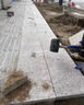花岗岩芝麻白地铺石板火烧板庭院砖广场板户外石材人行道板铺路石 可定制备注咨询客服 实拍图