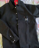 猫人衬衫男秋冬季加绒百搭衬衣保暖高级感户外男装 黑色加绒 L 实拍图