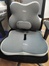 尼拉坐垫椅垫护腰座垫靠背一体办公室加厚长期久坐神器痔疮垫垫子屁垫 加强腰靠+坐垫【双灰】升级套装 实拍图