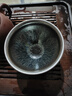 建缘天成建盏茶杯纯手工银兔毫盏杯原矿铁胎陶瓷黑釉茶具主人单杯茶盏 口径8.8x5.5 轻薄胎束口盏 实拍图