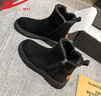 回力（Warrior）官方女鞋雪地靴子女冬季中筒休闲女靴皮毛加绒棉鞋保暖鞋 黑色38 实拍图