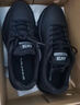 安踏云逸小黑鞋男鞋运动鞋子男士夏季皮面防泼水软底减震跑步徒步鞋子 【爆款推荐皮面防泼水神器】黑武士-4 42.5 码 实拍图