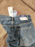 森马森柔牛仔|牛仔裤男冬季长裤复古做旧宽松直筒裤109724124103 实拍图