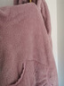 红豆居家睡衣女秋冬季法兰绒加绒加大加厚韩版法兰绒家居服套装可爱保暖 J1J732 熟桃色732 170/92A 实拍图