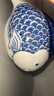 LICHEN景德镇中式古典青花小摆件陶瓷漂浮鱼鱼缸装饰观赏工艺 A号鲤鱼长16厘米 实拍图