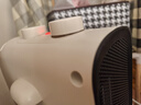 艾美特（AIRMATE）取暖器办公室家用桌面暖风机小型加热器电暖器2000w大功率立卧两用国宝熊猫即热暖风机 2000W大功率开机即热【白色】 实拍图