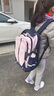 申派牛标扩容书包初高中学生男轻便减负护脊大容量高颜值品牌双肩书包女生 X7梦幻粉色标准版 实拍图