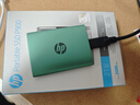 HP惠普 2TB 移动固态硬盘P900（PSSD）USB3.2 ssd 2000MB/s Type-C接口 孔雀绿｜手机直连 实拍图