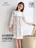 英氏（YEEHOO）【纯棉】儿童家居服套装男女童5A抑菌吸湿睡衣睡裙家居服 法式方领【女童睡裙】 170 实拍图