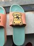 百慕倾臣 凉拖鞋女士居家室内外穿卡通小熊软厚底防滑耐磨浴室情侣拖鞋男 天蓝 38-39 适合37-38 实拍图