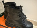 回力男鞋冬季加绒保暖马丁靴户外运动高帮工装靴 黑色（加绒）44 实拍图