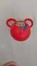 费雪（Fisher-Price） 儿童小皮球婴儿手抓软胶摇铃球拍拍球 10CM直径 红色 实拍图