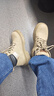 真维斯（Jeanswest）马丁靴男靴户外2024秋冬季高帮潮靴子男士耐磨工装靴男 卡其色 41 实拍图