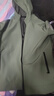 艾伦伯顿冬季外套男防风保暖夹克跑步运动风衣宽松骑行服健身房训练登山服 加绒-绿色 XL 【145-160斤】 实拍图