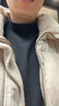 GENIOLAMODE森马集团长袖t恤男士加绒冬天保暖内穿打底半高领秋衣服 黑色 XL 实拍图