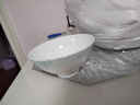国玥景德镇骨瓷碗具家用陶瓷餐具整套釉下彩碗筷创意米饭碗具吃面大碗 云锦万里4.5英寸饭碗6个装 实拍图