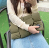 几素羽绒暖手袋无水热水袋充电暖手宝送老婆女友生日礼物女暖手神器 【绿色5K毫安】90%鸭绒锁温+速热 实拍图