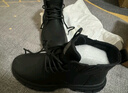 海澜之家HLA马丁靴男靴秋冬潮流工装靴男高帮靴子男鞋 L579 黑色(长绒) 44 实拍图