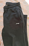 李宁运动裤男秋冬新款男休闲裤拉链加绒保暖卫裤直筒运动长裤AKLUA75 实拍图