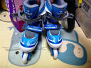 米高 轮滑鞋儿童溜冰鞋男女全套装可调滑冰鞋旱冰鞋初学者 蓝色MI0单鞋 S +(推荐鞋码29-32内长18.5-21.5) 实拍图