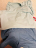 蕉内（Bananain）王一博同款305H纯棉睡衣男女士100%棉情侣家居服短袖短裤套装夏季 【短裤款素色-男】奶油绿 2XL 实拍图