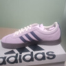adidas T头鞋 VL COURT 2.0复古板鞋德训鞋男女阿迪达斯轻运动   紫色/暗藏青/乳白色   41 实拍图
