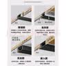 佼佼者（JIAOJIAOZHE）线型灯嵌入式双眼皮客厅吊顶线形灯槽预埋线条灯线性灯带2013批灰 实拍图