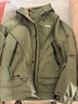 吉普（JEEP）夹克男秋冬季冲锋外套男士休闲宽松工装衣服男装 军绿加棉 L 实拍图