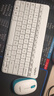 罗技（Logitech）MK245 Nano无线键鼠套装办公无线鼠标键盘套装 办公键鼠笔记本电脑键盘便携迷你紧凑设计 MK245 nano白色 实拍图
